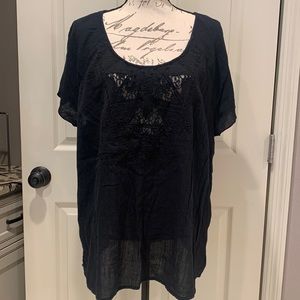 EUC Jessica Simpson Juniors Plus 2X Top